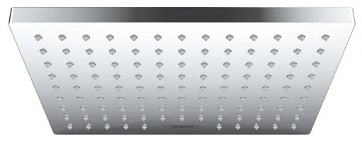 Soffione doccia HANSGROHE Vernis Shape cromo in abs cromato L 23 x H 5.1 x P 17 cm anticalcare 1 getto