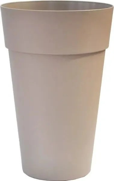 Vaso conico alto icfal 35 cm  diversi colori, TORTORA