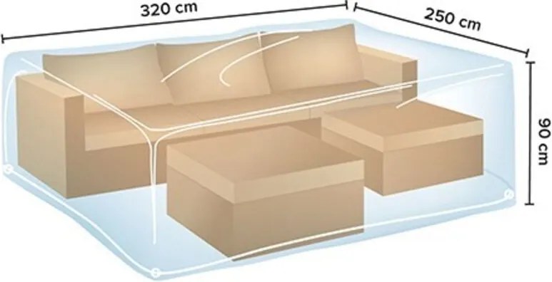 Copertura In Pvc Per Sedie Impilabili - 105x60x60