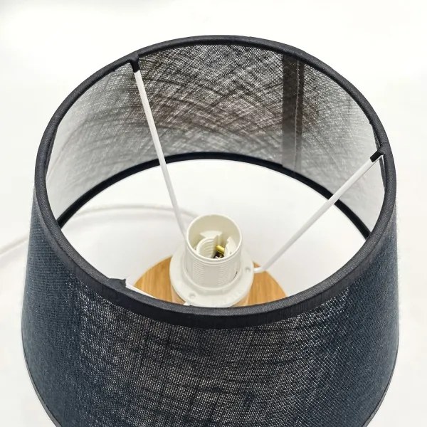 Brilagi - LED Lampada da tavolo ANTHONY 1xE14/40W/230V quercia/nero