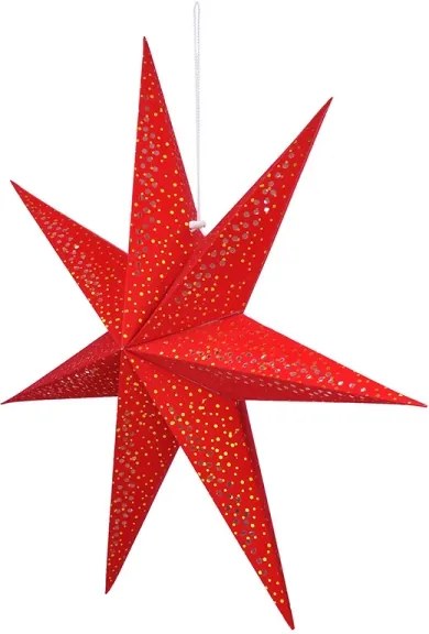 Solight 1V263 - Decorazione natalizia a LED, stella da 60 cm, alimentazione 2xAA