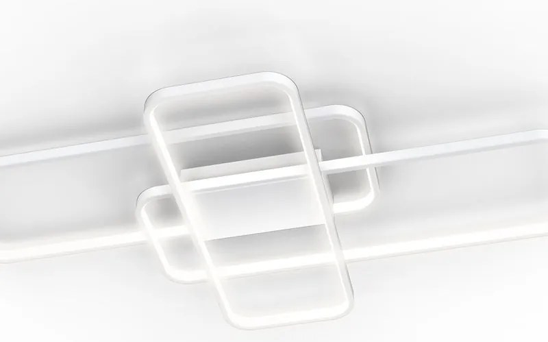 Plafoniera LED Nata bianco IP20 cct da bianco caldo a bianco freddo con regolazione di temperatura, 4400 lumen