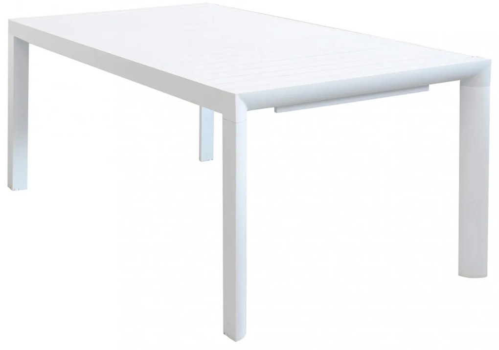 Tavolo da giardino allungabile 135 180x75x70 cm - bianco