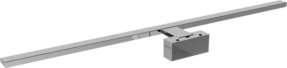 Lampada LED da Specchio 80cm Cromata 15W IP54 Tripla Installazione Colore Bianco Naturale 4.000K