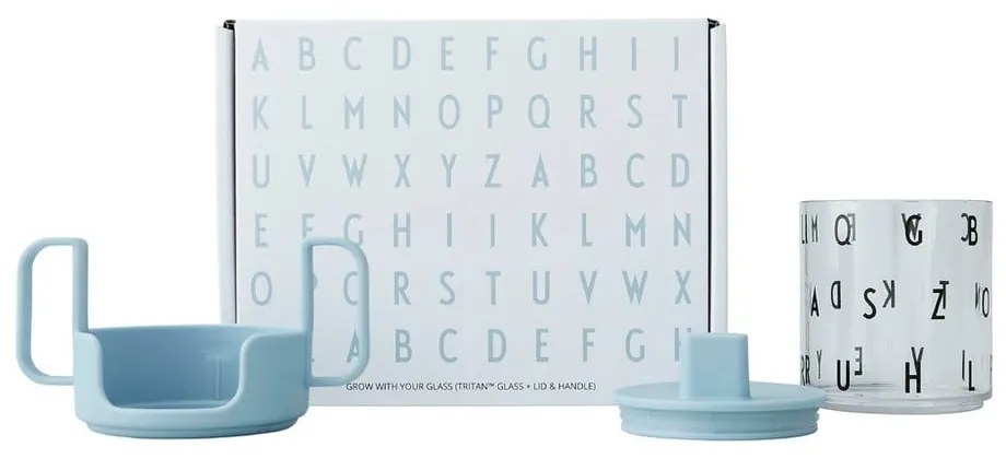 Tazza azzurra per bambini Grow With Your Cup Grow with Your Cup - Design Letters