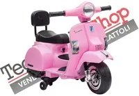 Moto Scooter Elettrico per Bambini Piaggio Mini Vespa PX Small 6V colore Rosa