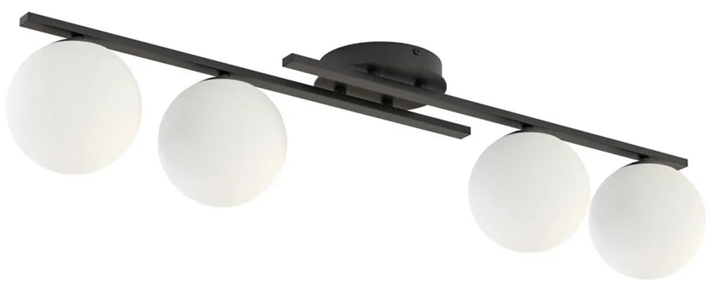 Lampada da soffitto in acciaio KAIRO 4 da interno 4xE14