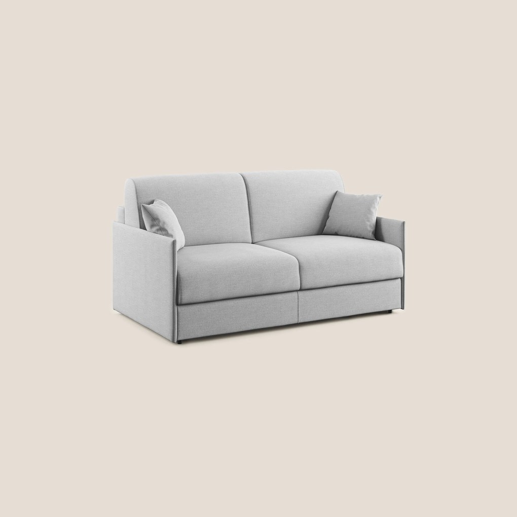 Evans Divano letto in tessuto Ecosostenibile grigio 189 cm (mat. 160x197)