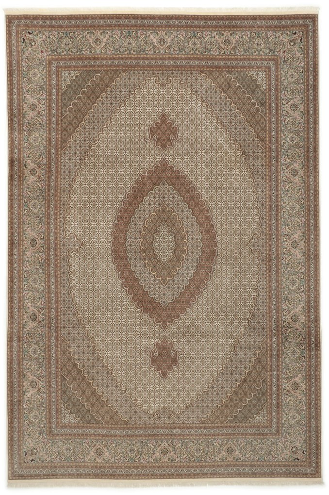 Tabriz Tappeto persiano 370 x 250 (Iran) Annodato A Mano