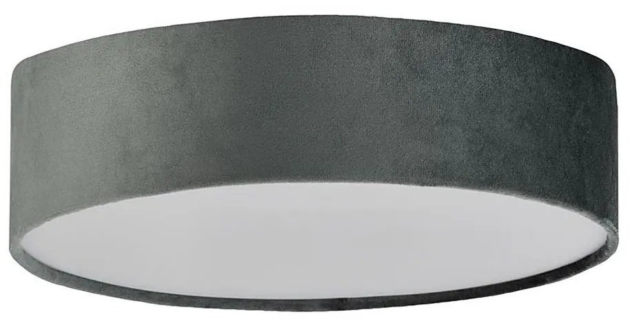 Searchlight 23298-2GY - Plafoniera DRUM PLEAT 2xE27/15W/230V grigio