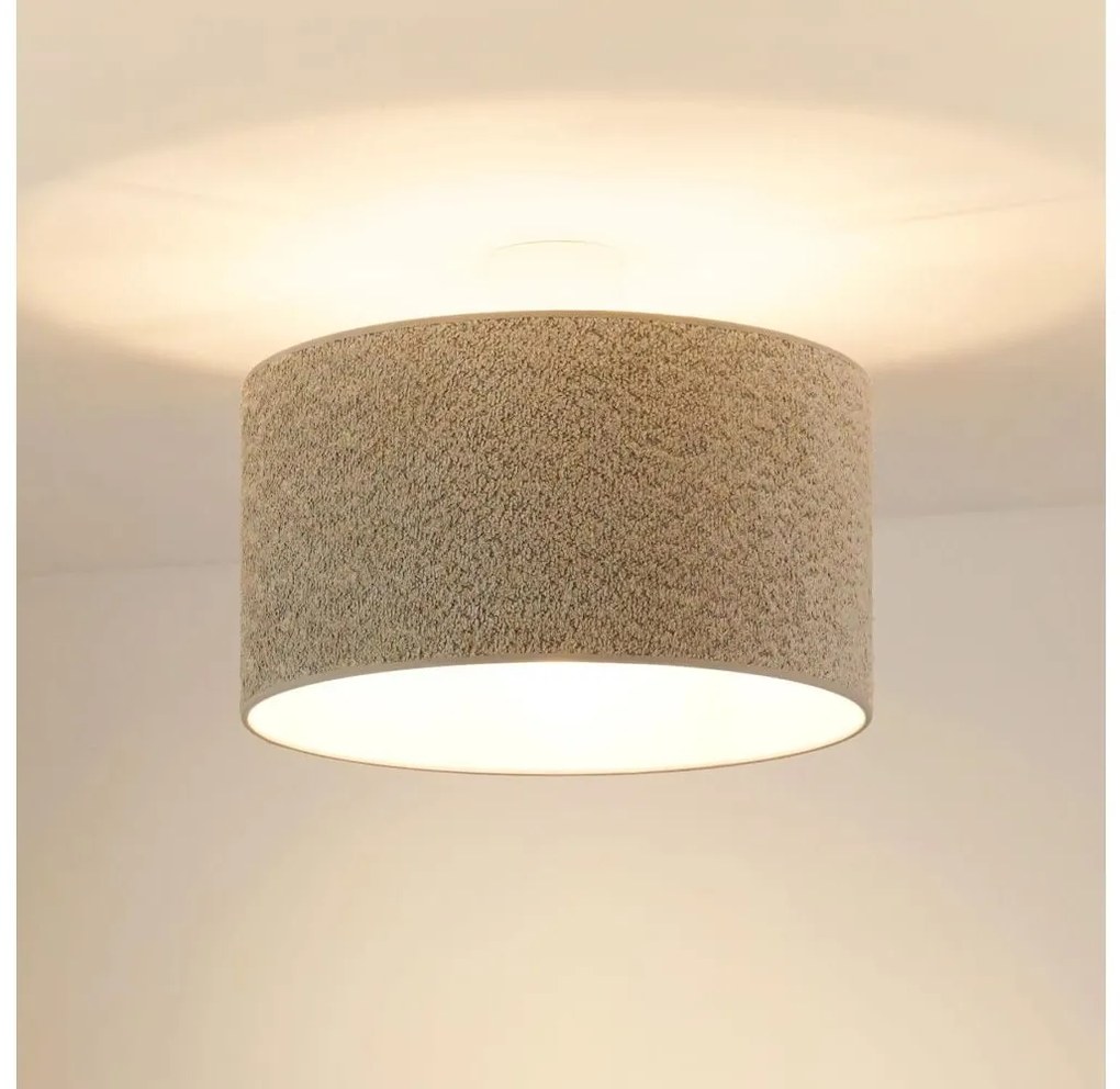 Brilagi - Lampadario a sospensione con filo BOUCLE ROLLER 1xE27/15W/230V diametro 45 cm grigio
