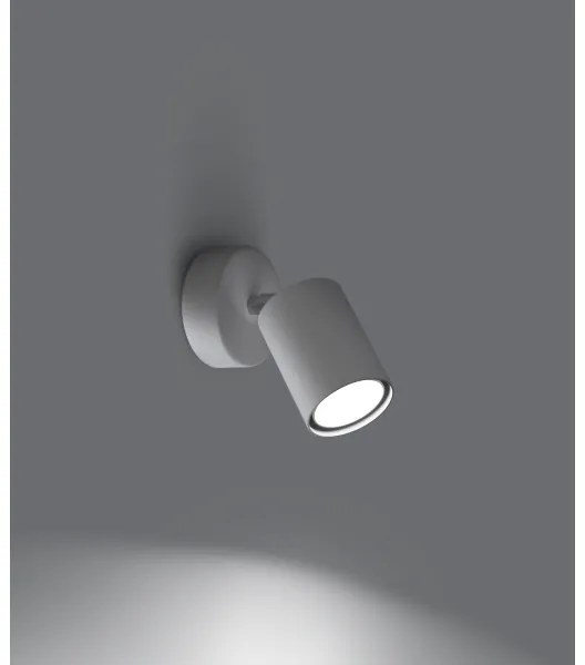 Sollux SL.1123 - Lampada da parete LEMMI 1xGU10/40W/230V bianca