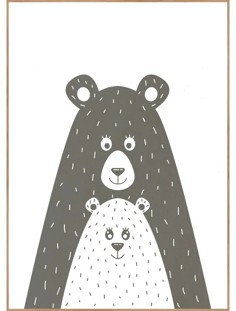 Quadro per bambini 30x40 cm Safest Place - Malerifabrikken