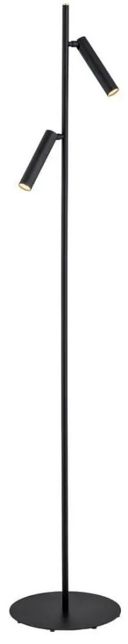 Argon 7082 - Lampada con piedistallo TORRE 2xG9/6W/230V nero