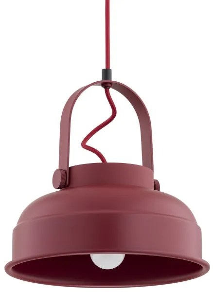 Argon 8286 - Lampadario a sospensione con filo DAKOTA 1xE27/15W/230V rosso