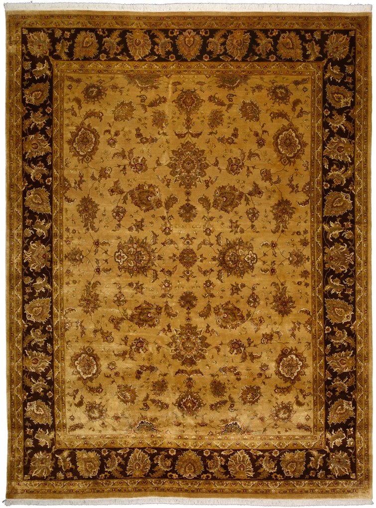 Tabriz Tappeto orientale 360 x 270 Beige (Indian) Annodato A Mano