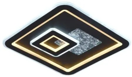 Plafoniera LED dimmerabile LED/110W/230V nero + telecomando