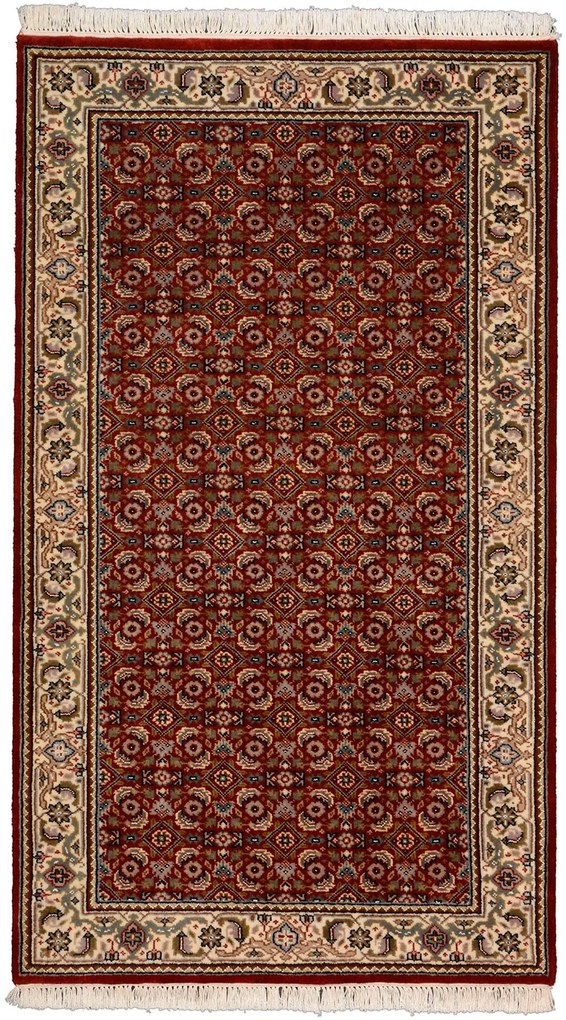 Bidjar Tappeto 160x90 Rosso (Indian) Annodato A Mano