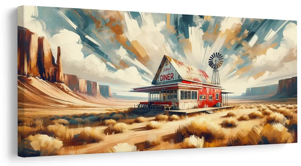 Quadro su tela – Sotto il cielo del deserto