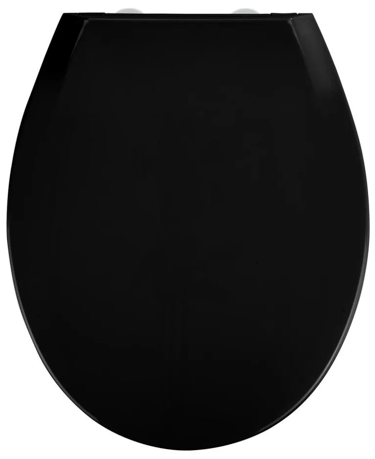 WENKO 23443100 - Sedile WC KOS 44 x 37 cm, nero