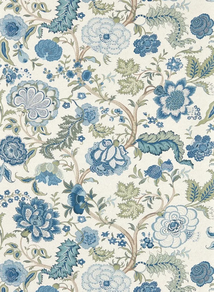 Sanderson Carta da parati Salisbury - Tetbury Blue