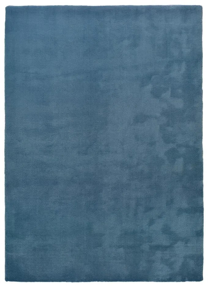 Tappeto blu , 80 x 150 cm Berna Liso - Universal