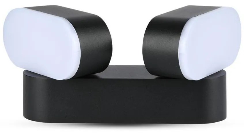 Applique da esterno a LED flessibile 2xLED/12W/230V IP65 nero