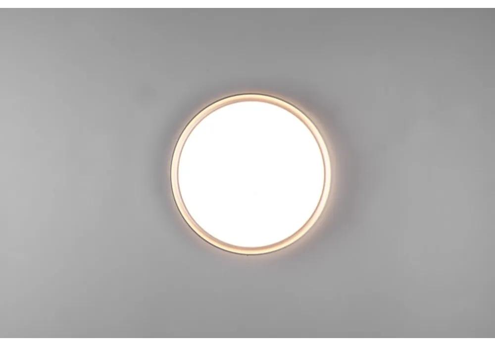 Plafoniera LED in argento ø 33 cm Clarimo - Trio