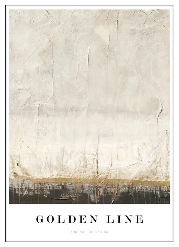 Dipinto 52x72 cm Golden Line – Malerifabrikken