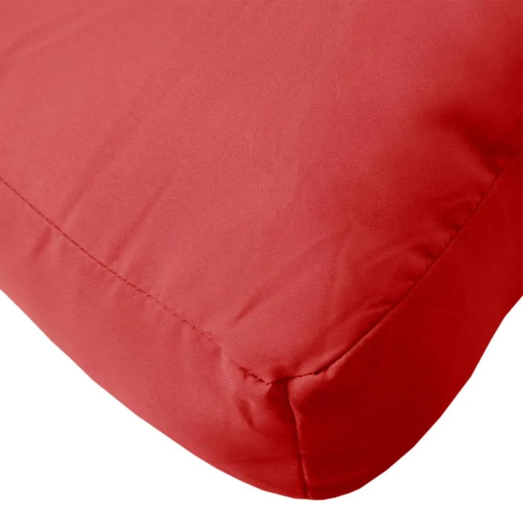 Cuscino per Pallet Rosso in Tessuto