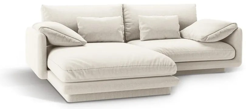 Divano angolare bianco (angolo sinistro) Torino - Micadoni Home