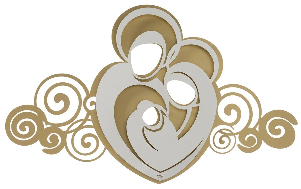 Pannello di design moderno Sacra Famiglia Orfeo - Beige e avorio