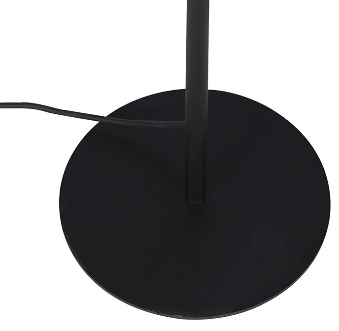 Lampada da terra per esterni moderna nera - Virginia