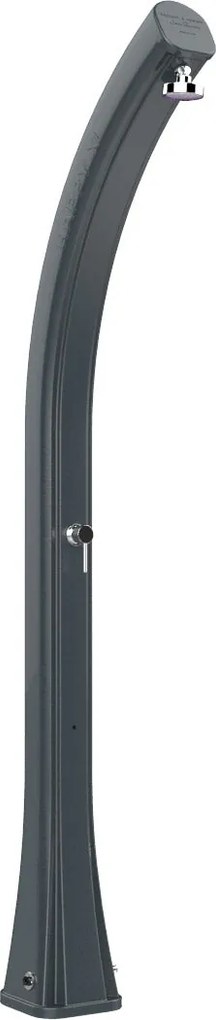 Doccia Solare da Giardino 35L Miscelatore Arkema Happy XL Grigio Antracite...