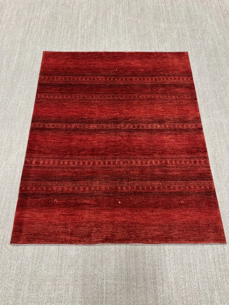 Loribaft Tappeto persiano 190 x 160 Rosso (Iran) Annodato A Mano