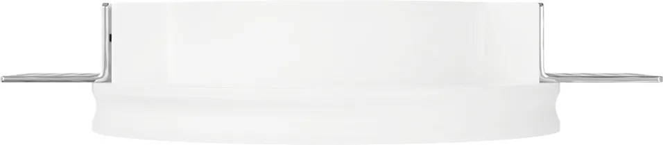 Portafaretto Rotondo Ø100mm x 30mm GU10 in Gesso Pitturabile SLIM