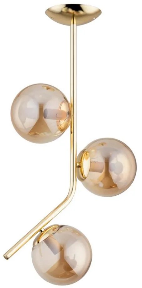 Lampadario a stelo LALEN 3xE14/40W/230V beige