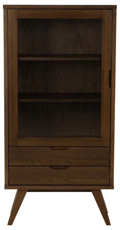 Vetrina marrone effetto rovere 72x145x36 cm A-Line - Actona