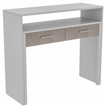 Tavolo da lavoro 88x99 cm bianco/beige