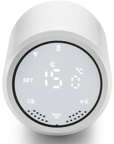 Immax NEO 07732L - Testa termostatica 2xAA/3V Tuya