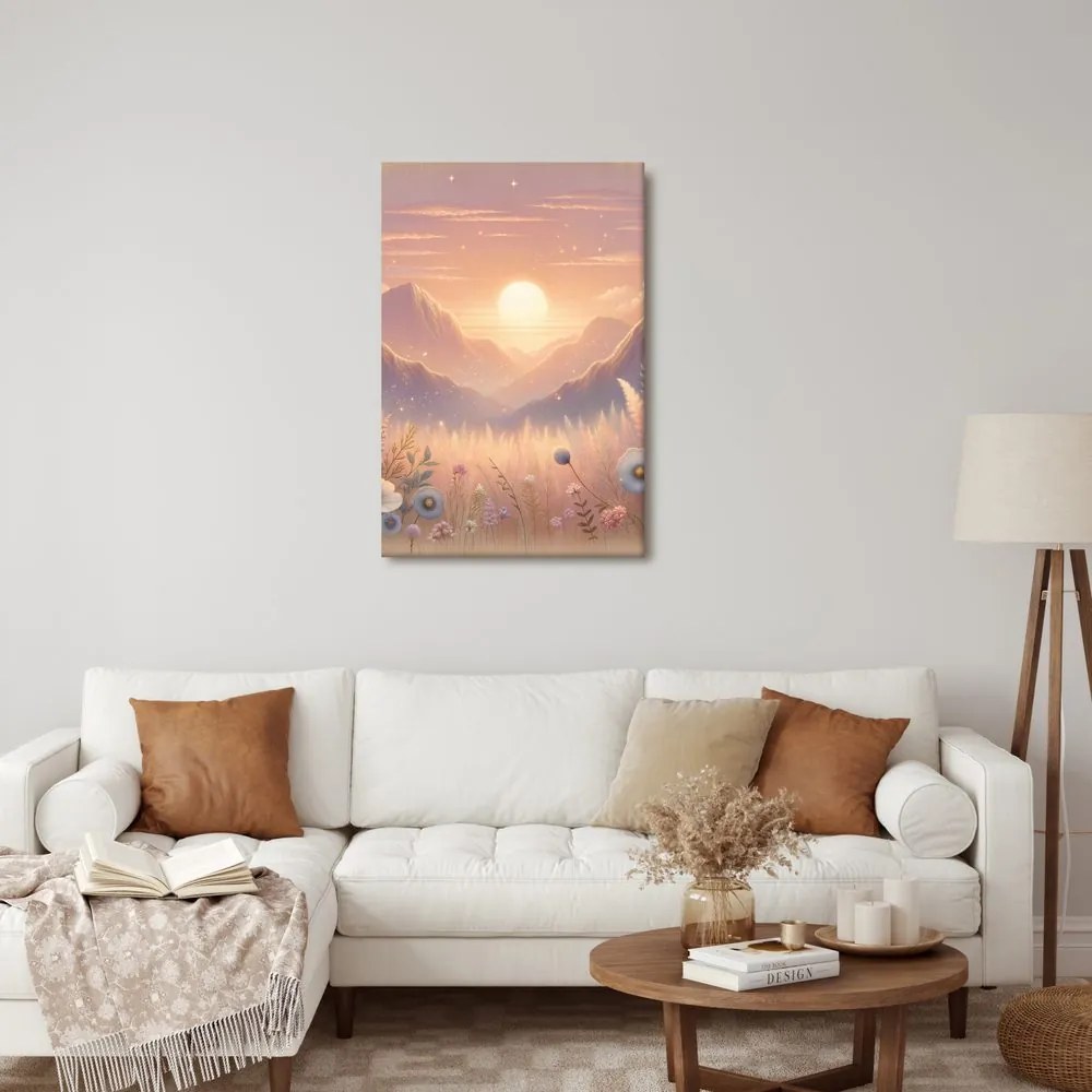 Quadro su tela – Prato di montagna