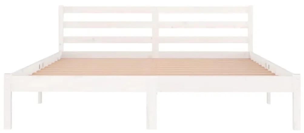 Giroletto in legno massello di pino 160x200 cm bianco