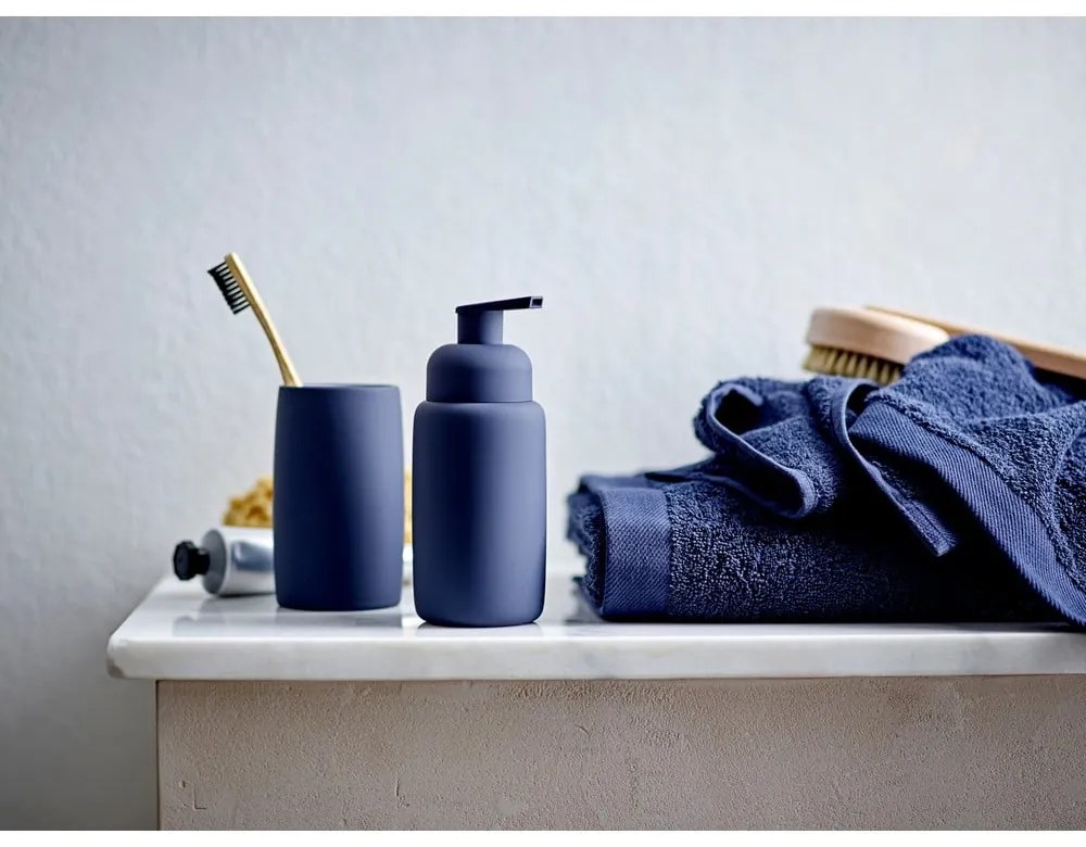 Asciugamano tipo terry blu scuro in cotone 50x100 cm Comfort – Södahl