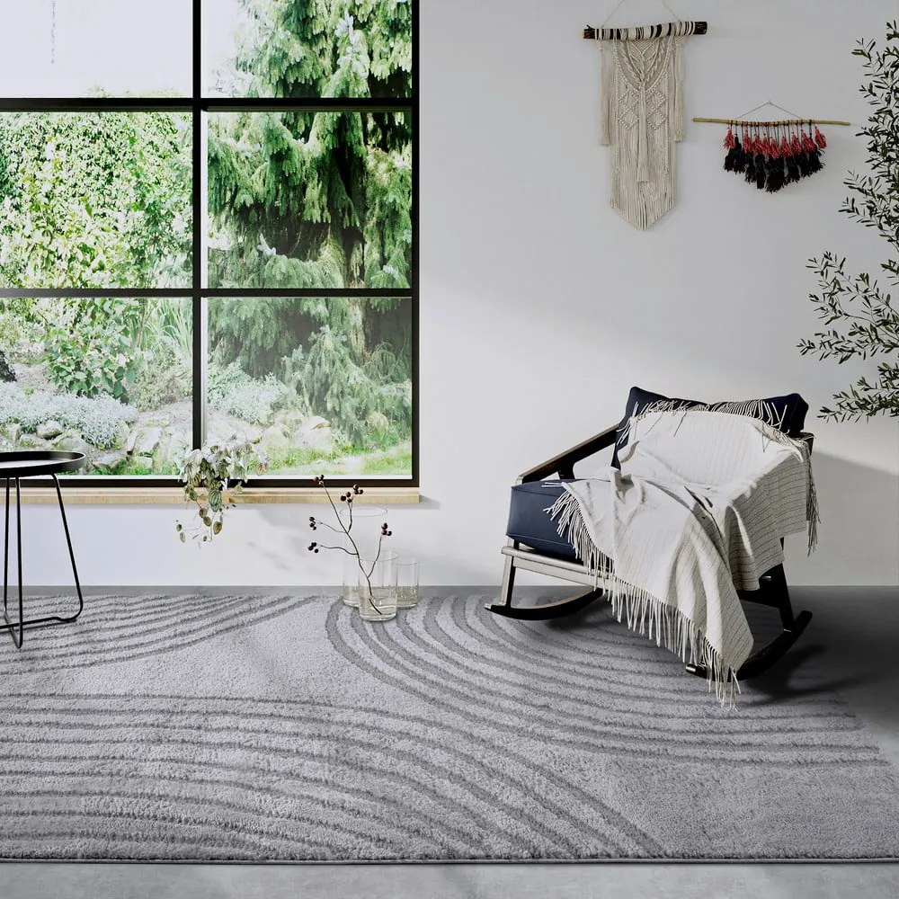 Tappeto grigio 80x120 cm Pigment Light Grey - Elle Decoration