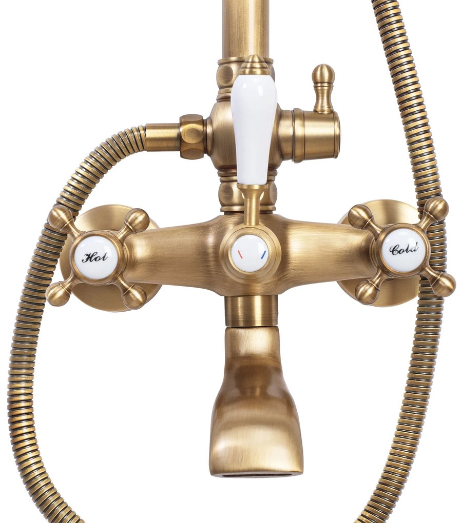 Set doccia REA BERGAMO antique bronze