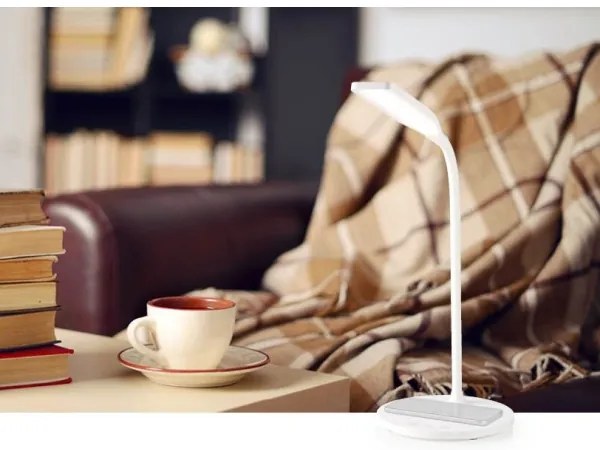 Nedis LTLGQ4M2WT - Lampada dimmerabile con ricarica wireless Qi LED/5,5W/230V 2700-6500K