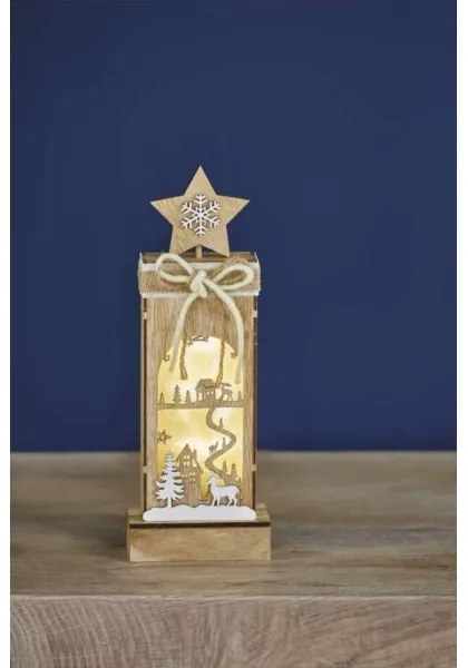 Decorazione natalizia a LED 5xLED/2xAA stella