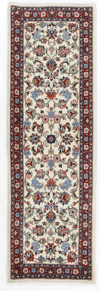 Isfahan Tappeto 210 x 70 (Iran) Annodato A Mano