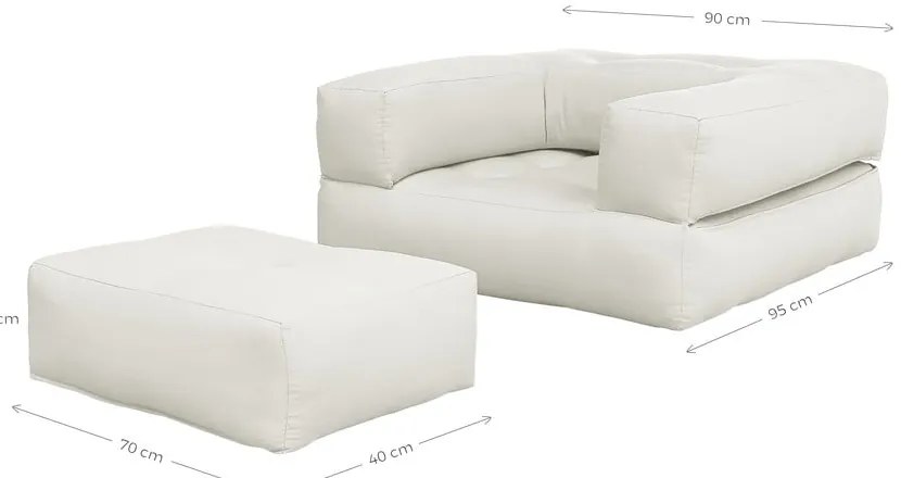 Poltrona variabile Bordeaux Cube - Karup Design