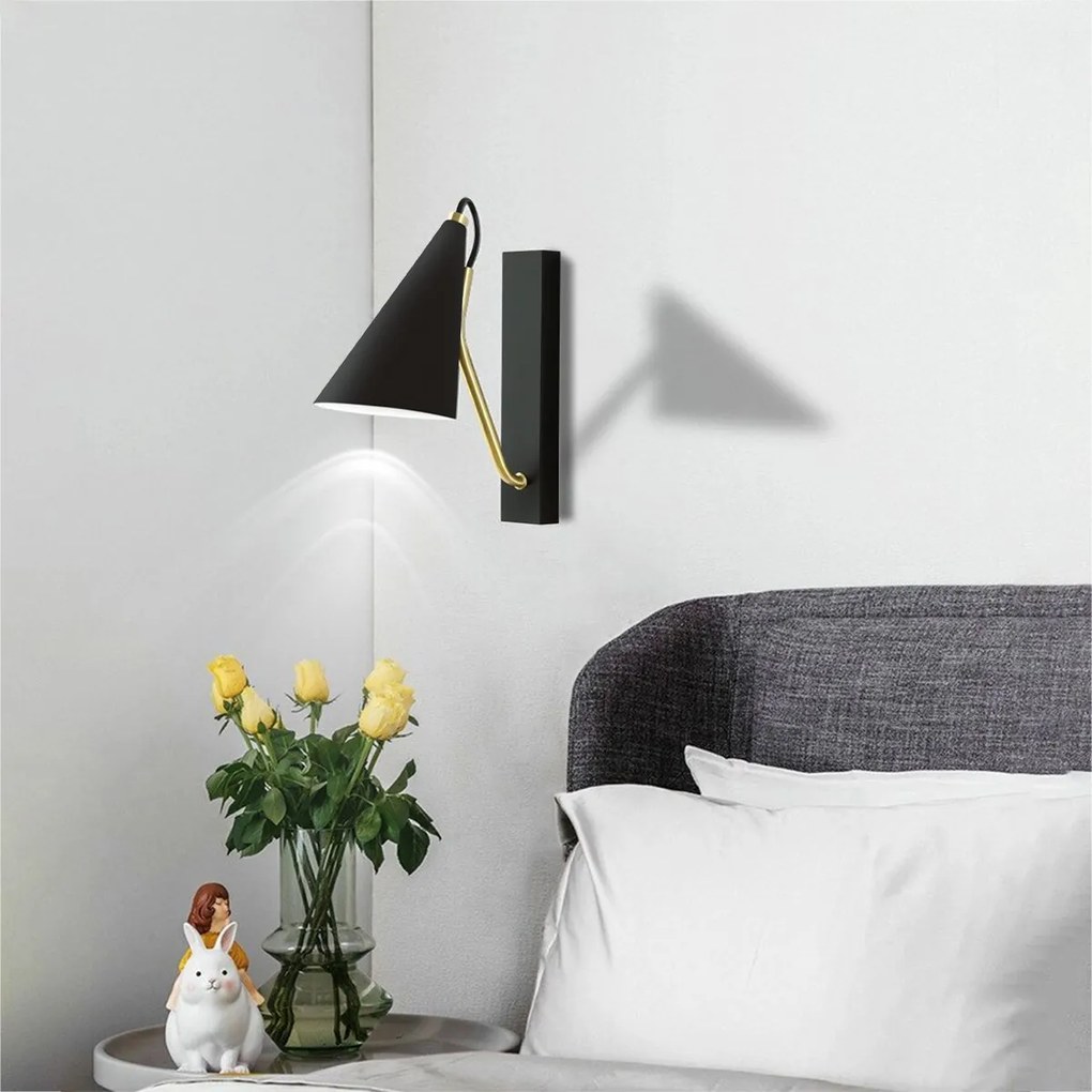 Lampada da parete APP1124-1W Black